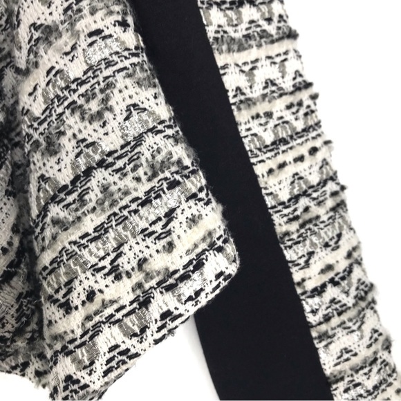 NELL COUTURE Knit Weaved Open Cardigan Blazer 8 - Picture 5 of 8